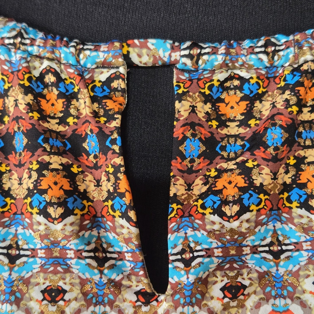 Miraclesuit Slimming Printed Keyhole Tankini Swim Top 16 NWT Nefertiti Metallic - Picture 4 of 11